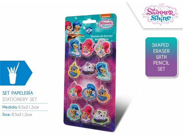 SET 12 GOMME SHIMMER AND SHINE