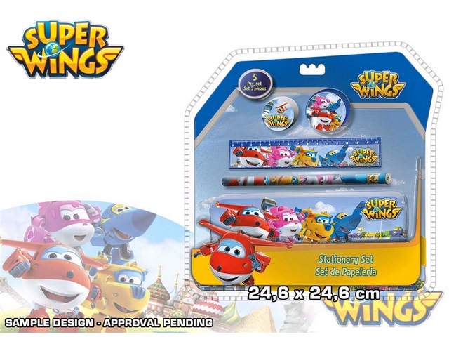 SET STATIONARY 5PZ IN CONFEZIONE 3D SUPER WINGS